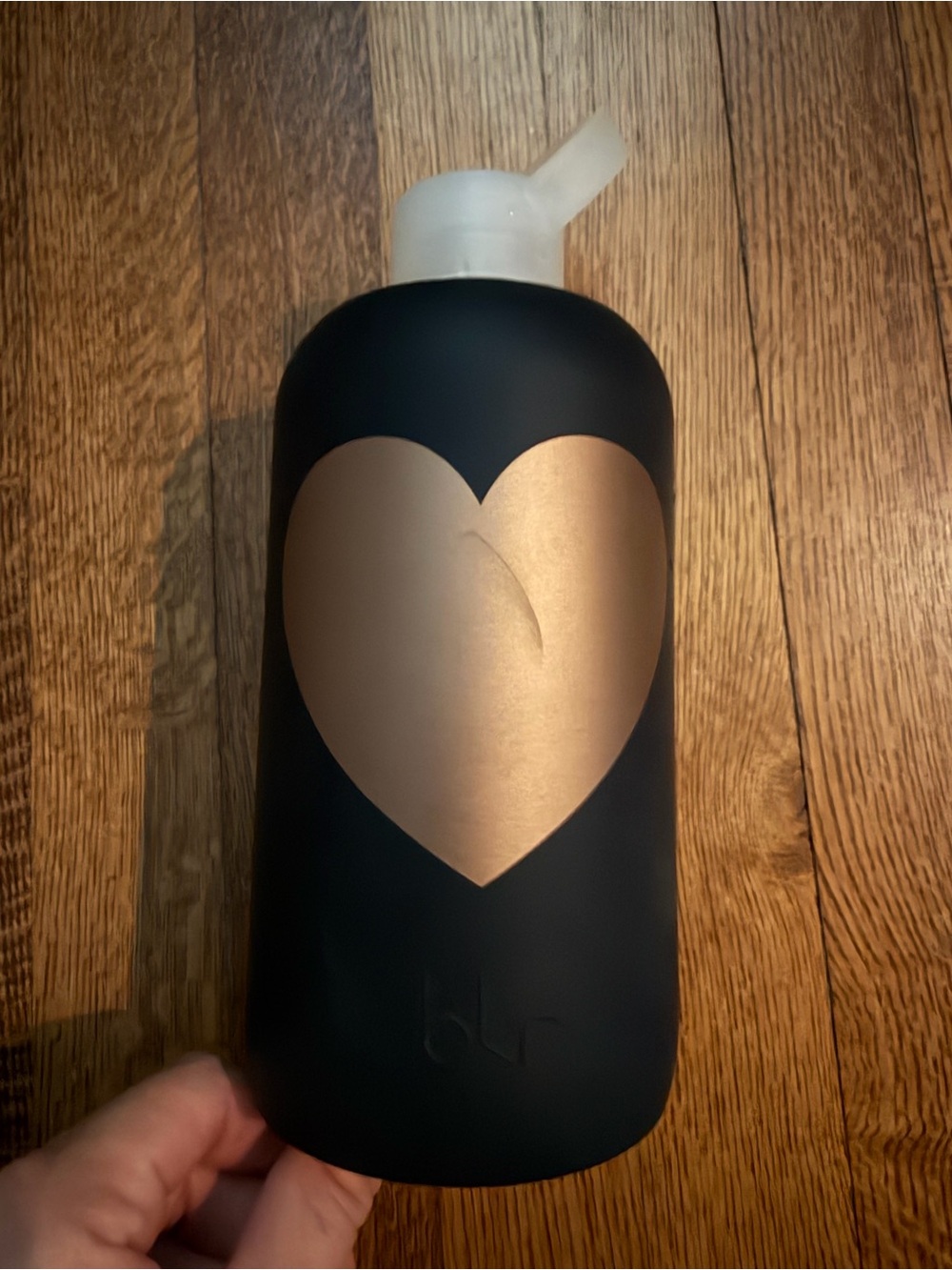 BKR Black 1L water bottle